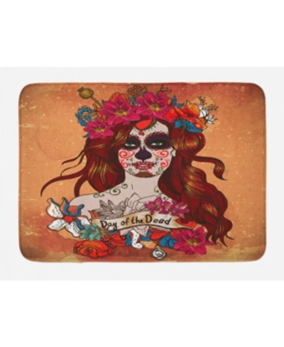 Ambesonne Day Of The Dead Bath Mat Bedding In Multi