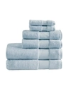 Madison Park Turkish Cotton 6-pc. Bath Towel Set Bedding In Light Blue