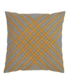 SARO LIFESTYLE CROSSHATCH DECORATIVE PILLOW, 18" X 18"