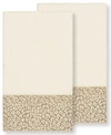 Linum Home Spots 2 Piece Bath Towel Set Bedding In Beige