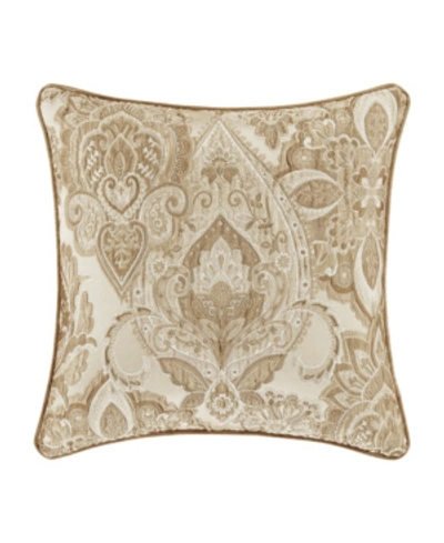 J Queen New York Sandstone Decorative Pillow, 20" X 20" In Beige