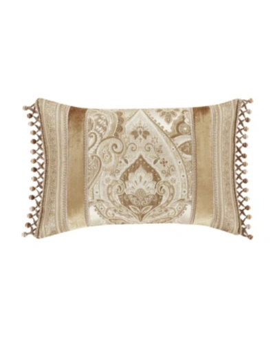J Queen New York Sandstone Boudoir Decorative Pillow Bedding In Beige
