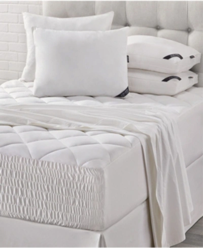 J Queen New York Royal Fit Mattress Pad, Twin In White