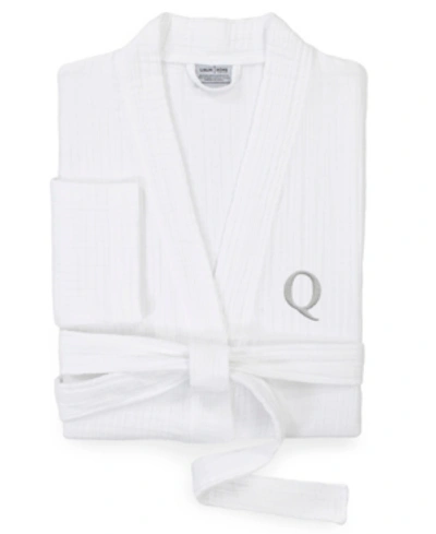 Linum Home Smyrna Personalized Hotel/spa Luxury Robes In White-q