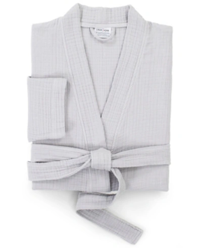 Linum Home Smyrna Hotel/spa Luxury Robes In Gray