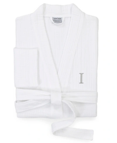 Linum Home Smyrna Personalized Hotel/spa Luxury Robes In White-i