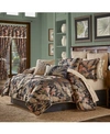 J Queen New York Martinique Comforter Set, Queen In Black