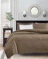 Madison Park Quebec 3-pc. Quilt Set, Full/queen In Mocha