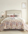 Madison Park Mariana 7 Piece Queen Comforter Set Bedding In Multi