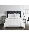 Chic Home Ahtisa 5 Piece Queen Comforter Set Bedding In White