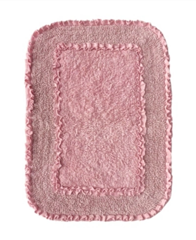 Home Weavers Radiant Bath Rug, 17" X 24" In Pink