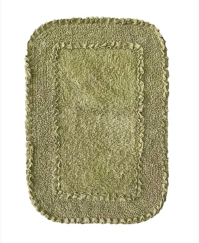 Home Weavers Radiant Bath Rug, 17" X 24" In Green