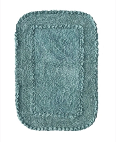 Home Weavers Radiant Bath Rug, 17" X 24" In Blue