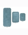 HOME WEAVERS RADIANT 3-PC. BATH RUG SET