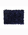 Home Weavers Bella Premium Jersey Shaggy Accent Rug, 24" X 36" In Blue