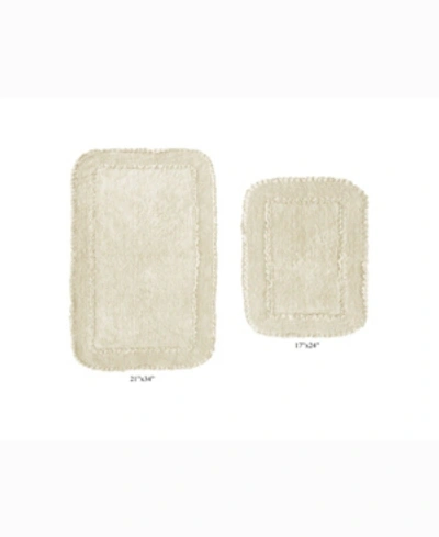 Home Weavers Radiant 2 Piece Bath Rug Set In Natural