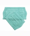 Home Weavers Waterford 2-pc. Bath Rug Set In Turquoise