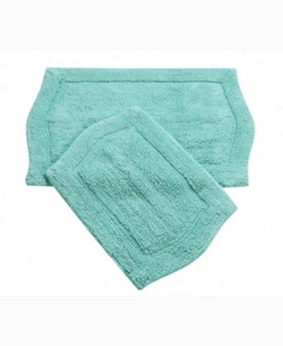 Home Weavers Waterford 2-pc. Bath Rug Set In Turquoise