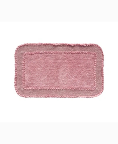 Home Weavers Radiant Bath Rug, 21" X 34" In Pink