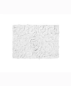 Home Weavers Bell Flower Bath Rug, 17" X 24" In White