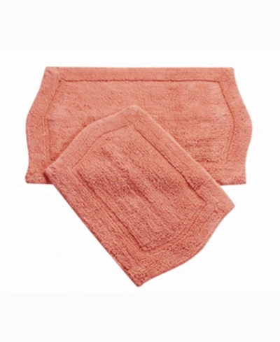 Home Weavers Waterford 2-pc. Bath Rug Set In Coral