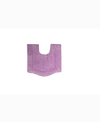 Home Weavers Waterford Contour Bath Rug, 20" X 20" In Lavender