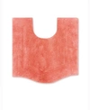 Home Weavers Waterford Contour Bath Rug, 20" X 20" In Coral