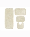 Home Weavers Radiant 4-pc. Bath Rug Set In Natural