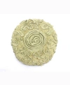 Home Weavers Bell Flower Lid Cover, 18" X 18" In Green