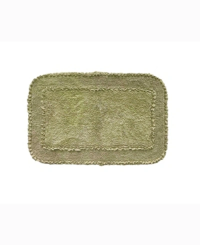 Home Weavers Radiant Bath Rug, 21" X 34" In Green