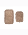 HOME WEAVERS RADIANT 2 PIECE BATH RUG SET