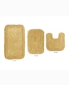 Home Weavers Radiant 3-pc. Bath Rug Set In Yellow