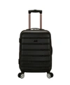 Rockland Melbourne 20" Hardside Carry-on Spinner In Black