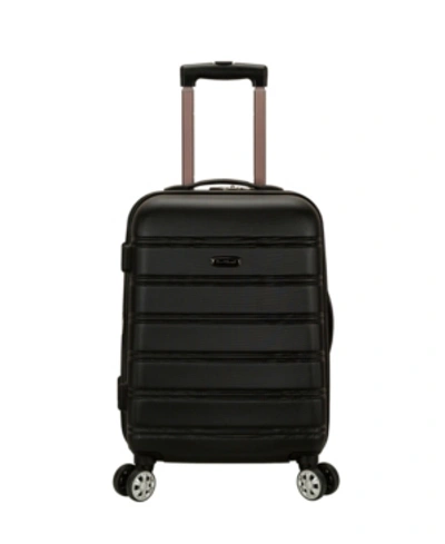 Rockland Melbourne 20" Hardside Carry-on Spinner In Black