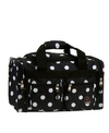 Rockland 19" Tote Bag In Black Dot