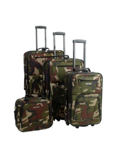 Rockland 4-pc. Softside Luggage Set In Camo