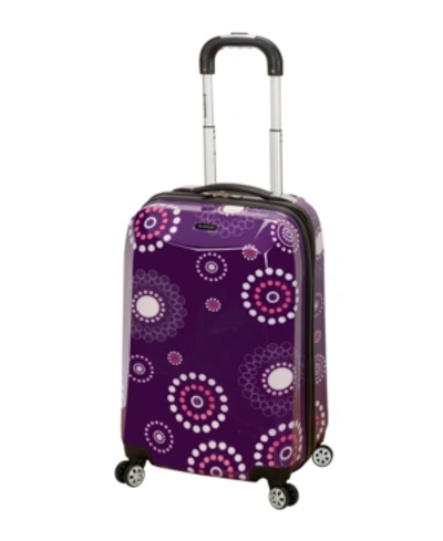Rockland 20" Hardside Carry-on Spinner In Purple