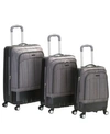 Rockland Milan 3-pc. Hardside Luggage Set In Brown