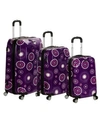 Rockland 3-pc. Hardside Luggage Set In Purple