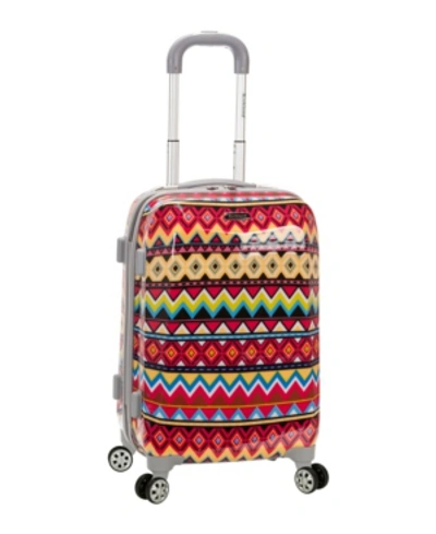 Rockland 20" Hardside Carry-on Spinner In Tribal
