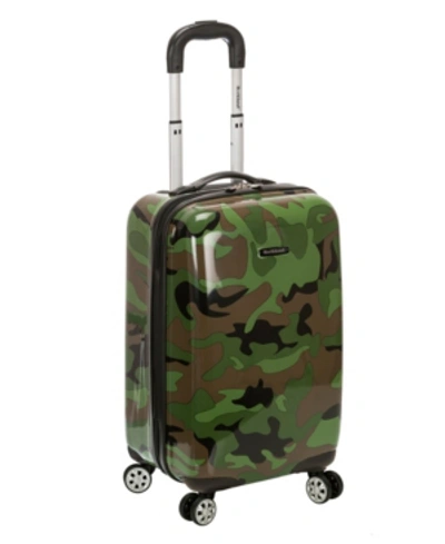 Rockland 20" Hardside Carry-on Spinner In Camo