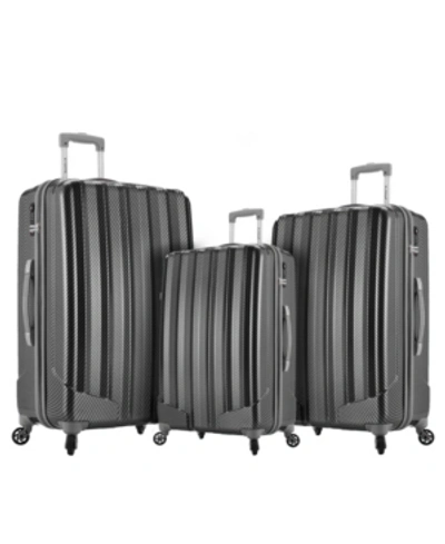 Rockland Barcelona 3-pc. Hardside Luggage Set In Black