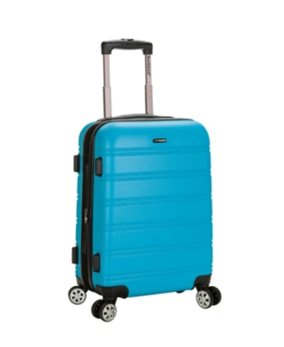 Rockland Melbourne 20" Hardside Carry-on Spinner In Turquoise