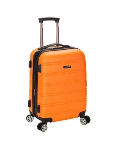 Rockland Melbourne 20" Hardside Carry-on Spinner In Orange