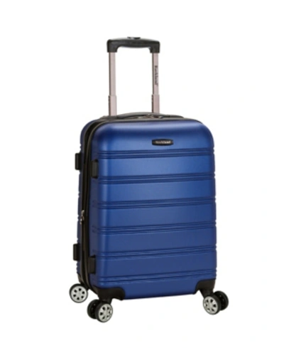 Rockland Melbourne 20" Hardside Carry-on Spinner In Blue