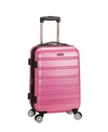 Rockland Melbourne 20" Hardside Carry-on Spinner In Pink