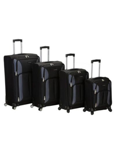 Rockland Impact 4-pc. Softside Luggage Set In Black