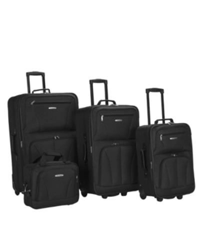Rockland 4-pc. Softside Luggage Set In Black