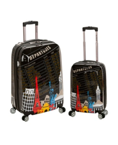 Rockland 2-pc. Hardside Luggage Set In Black