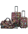 Rockland 3-pc. Softside Luggage Set In Owls